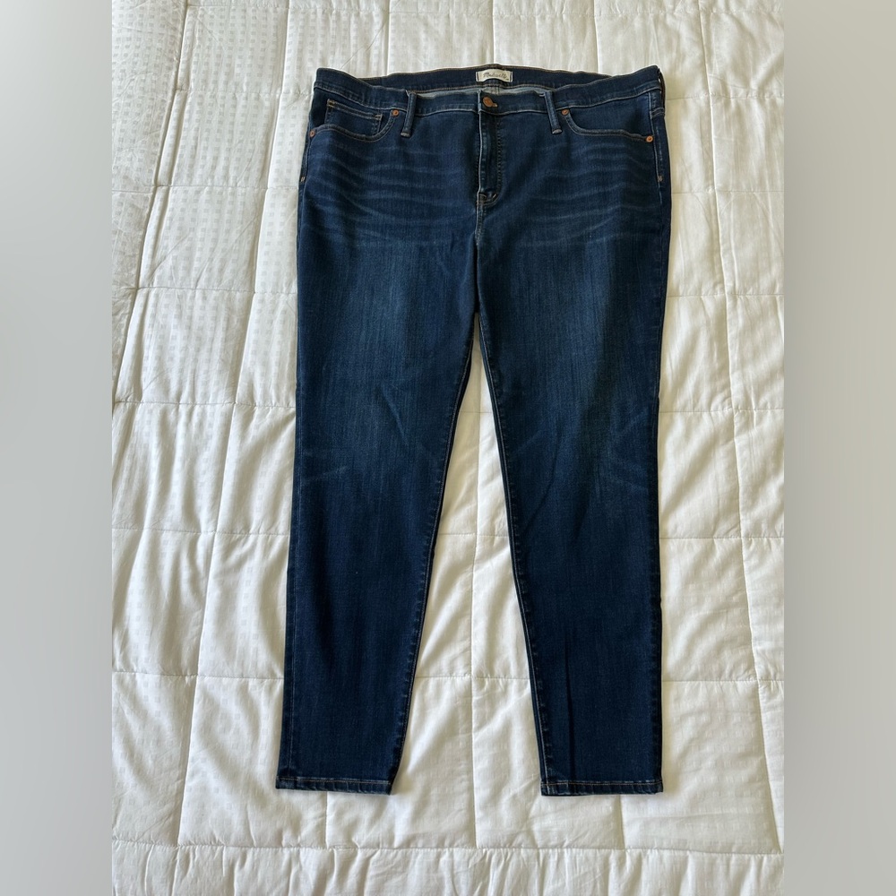 Madewell 9" High-Rise Skinny Jeans in Larkspur Wash: TENCEL Denim Edition | 36